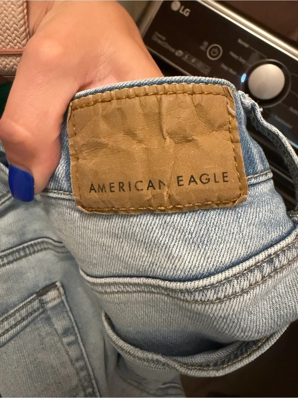 American Eagle Outfitters Light Blue Straight Jeans